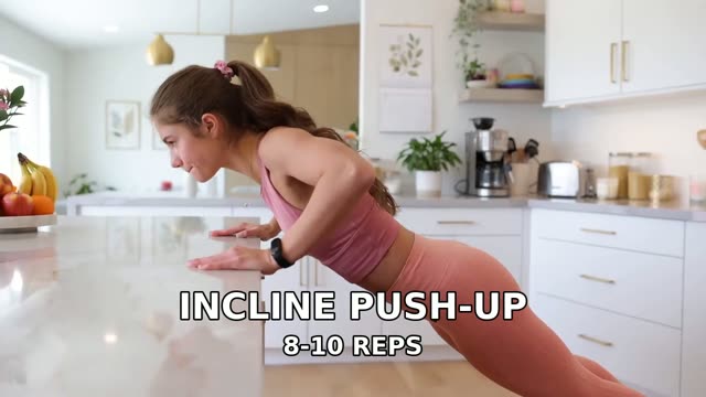 Incline Push-Up exercise demonstration